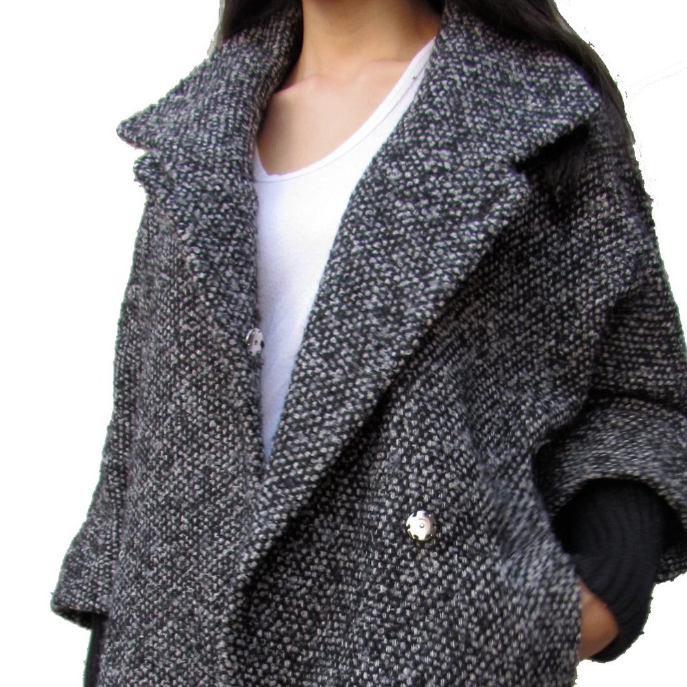 CK grey coat